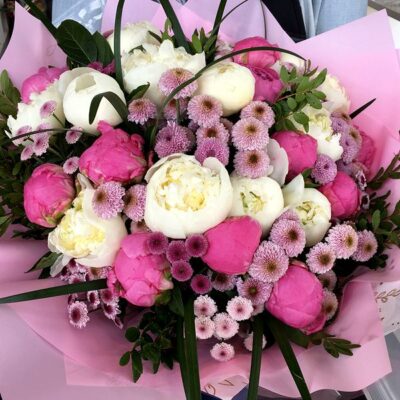 BQ044 Peonies Bouquet