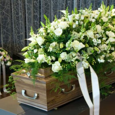 CF005 For Final Wishes Casket Flower Arrangement
