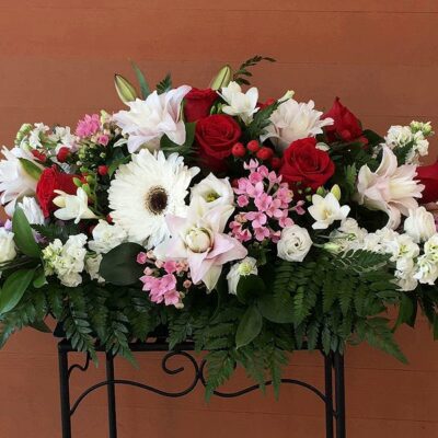 sympathy casket spray-Van Florist delivery Vancouver