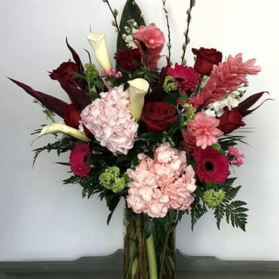 Flower arrangement a vase-Van Florist delivery Vancouver