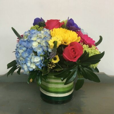 Summer in the village floral arrangement-Van Florist delivery Vancouver. About Van Florist