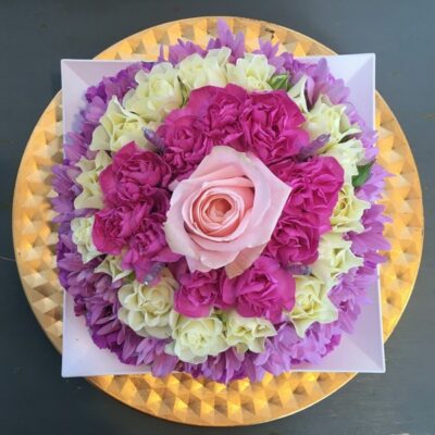 Birthday floral cake-Van Florist delivery Vancouver