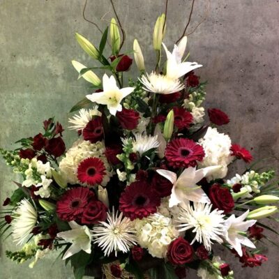 FB014-Commemorative Flower Basket