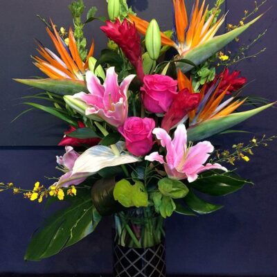 FA094-Hawaiian Swing Flower Arrangement