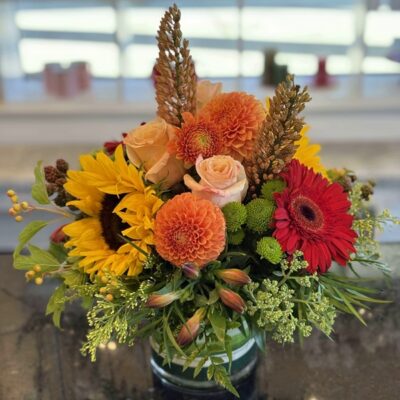 Thanksgiving flower arrangement-Van Florist delivery Vancouver Veronica