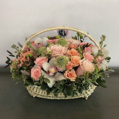 Roses basket-Van Florist delivery Vancouver