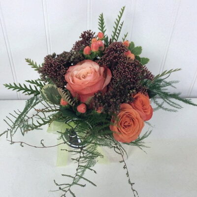 TG009-Thanksgiving Flowers Cube