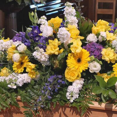 CF023 Prayers of Heaven Casket Flower Arrangement