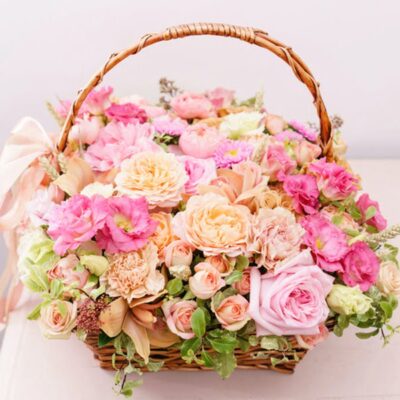 FB004-Floral Basket
