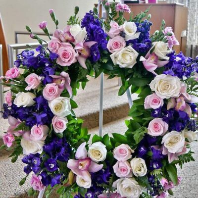 WR006 Heavenly Paradise Sympathy Wreath